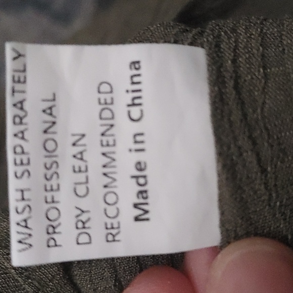 Elegant Olive Green Tank Maxi Dress Women's Large Boho-Chic Crochet Neckline - Picture 9 of 9